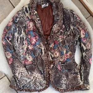 Alberto Makali Multicolor Floral Blazer